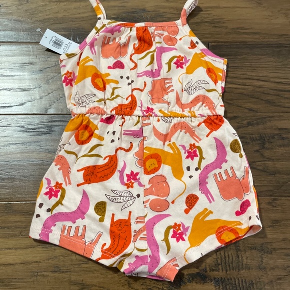 New Old Navy romper zoo animal print size 12-18 months - Picture 6 of 6